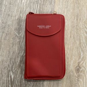 Forever Lovely Design for Marley small red crossbody clutch